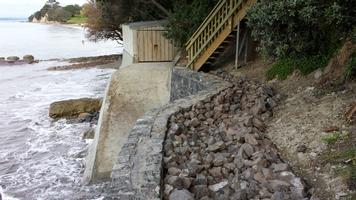 New Seawall And Boat Ramp